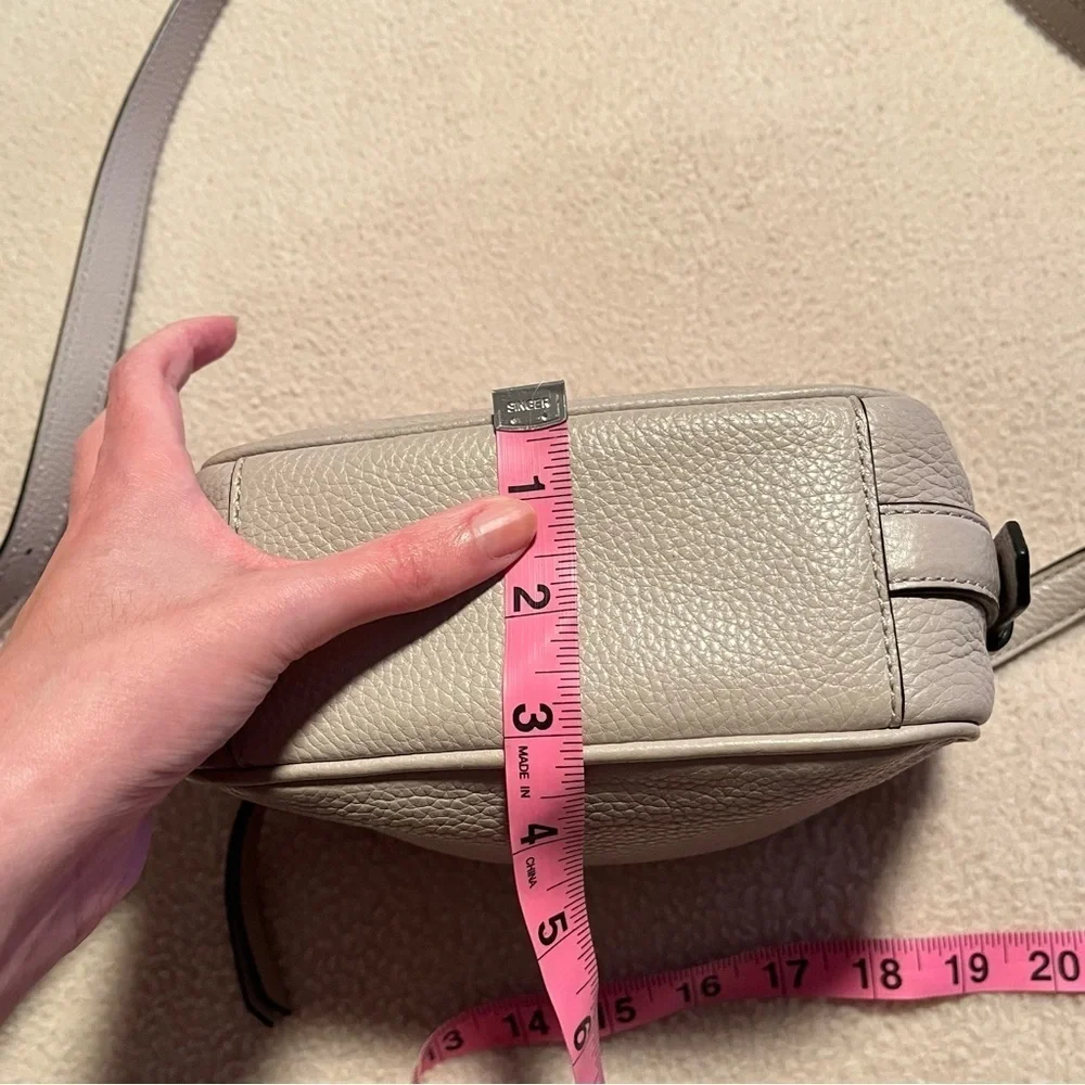 Kate Spade Pebbled Leather Pyper Mulberry Street Double Zip Crossbody Bag Purse